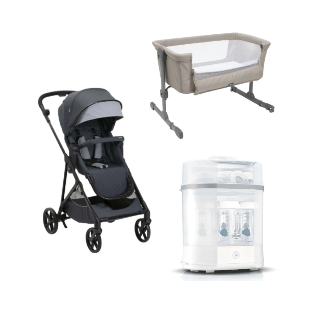 does chicco have a bassinet stroller Chicco Complete Baby Starter Set