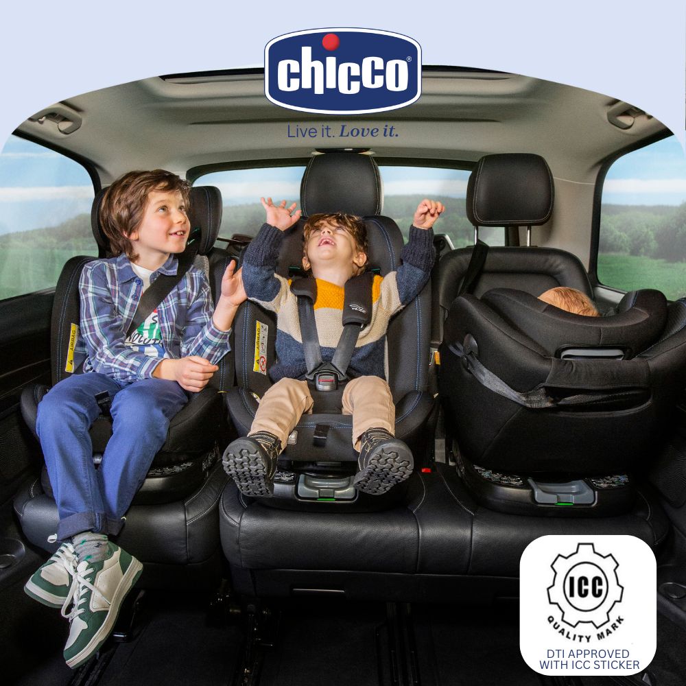 Unico Evo I-Size Convertible Car Seat from Birth to 12 Years old, ISOFIX, Reclining Child Car Seat, Easy to Install, Adjustable Headrest