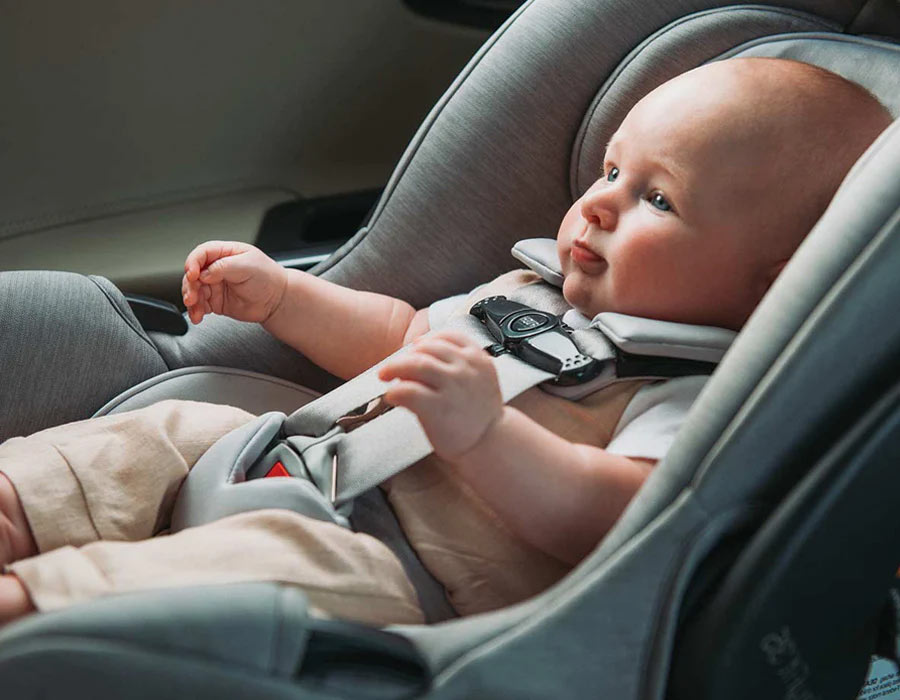 Kids Booster Car Seat Cushion - Portable, Forward Facing With Safety Belt For Travel & Shopping Carts (Age 3+)