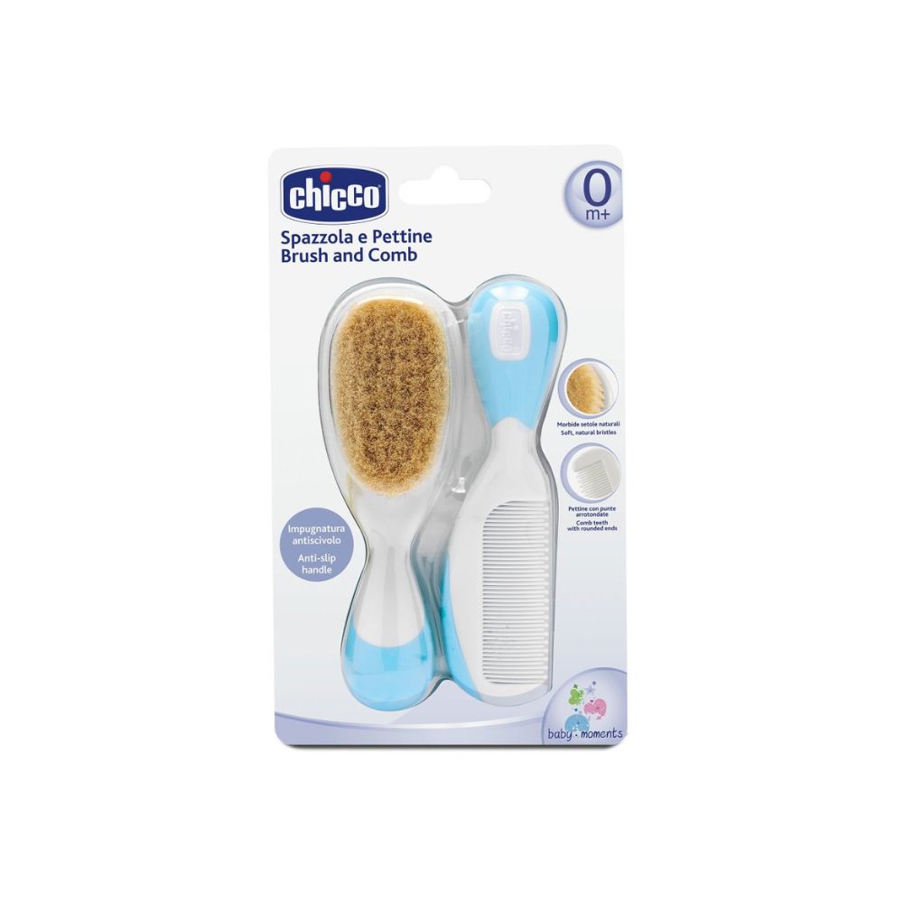 Chicco Baby Hair Brush Comb Set Suitable for Newborn – Chicco
