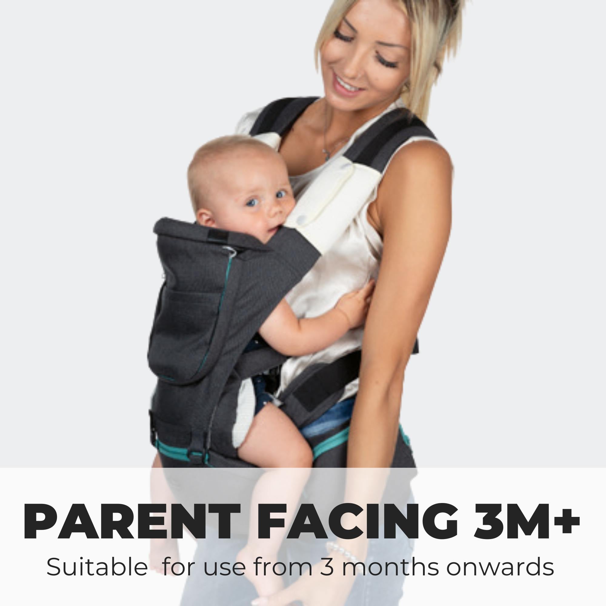 Hip Seat Ergonomic Baby Carrier for Months to 15 kg