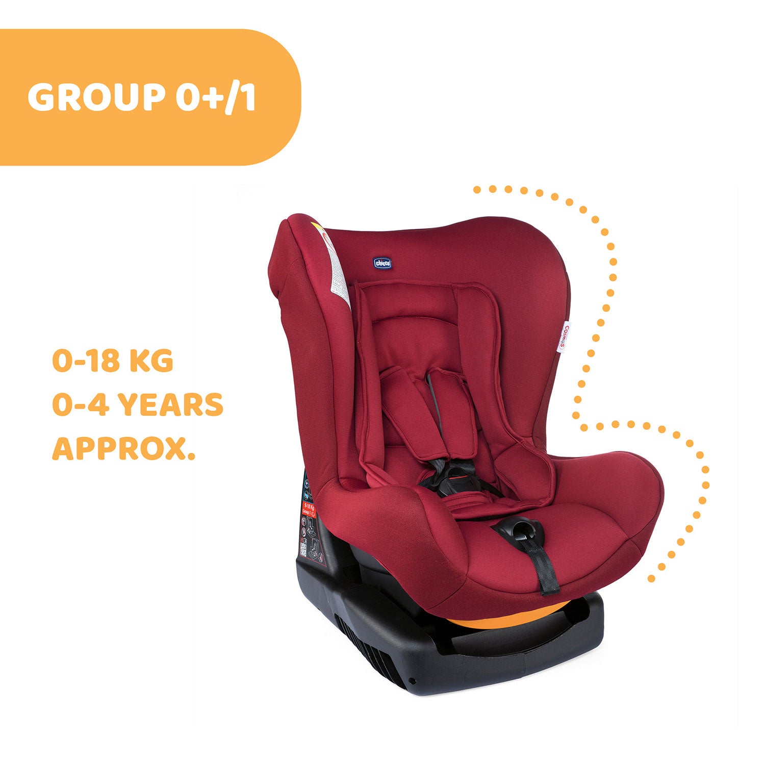 Seggiolino Chicco Ergos System Chicco Cosmos Car Seat Suitable For
