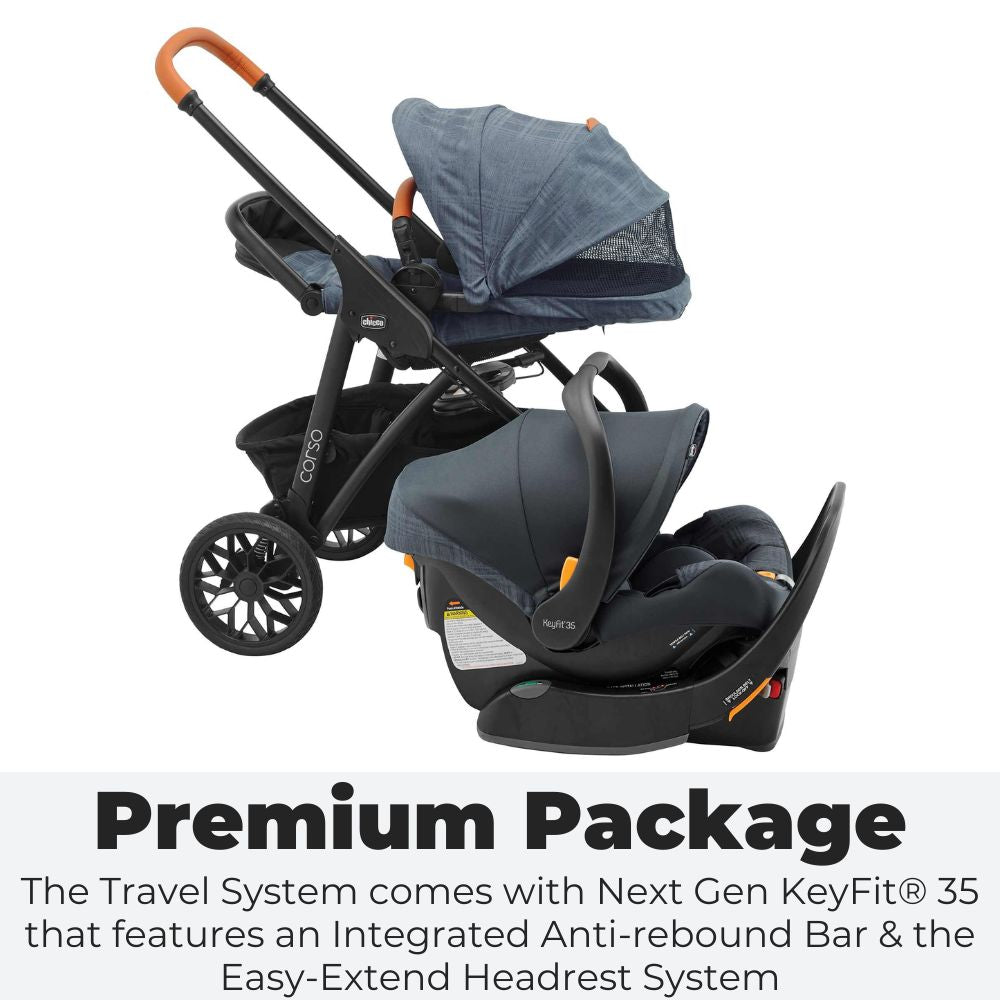 chicco modular travel system - corso le stroller keyfit 35 Chicco Corso LE Travel System