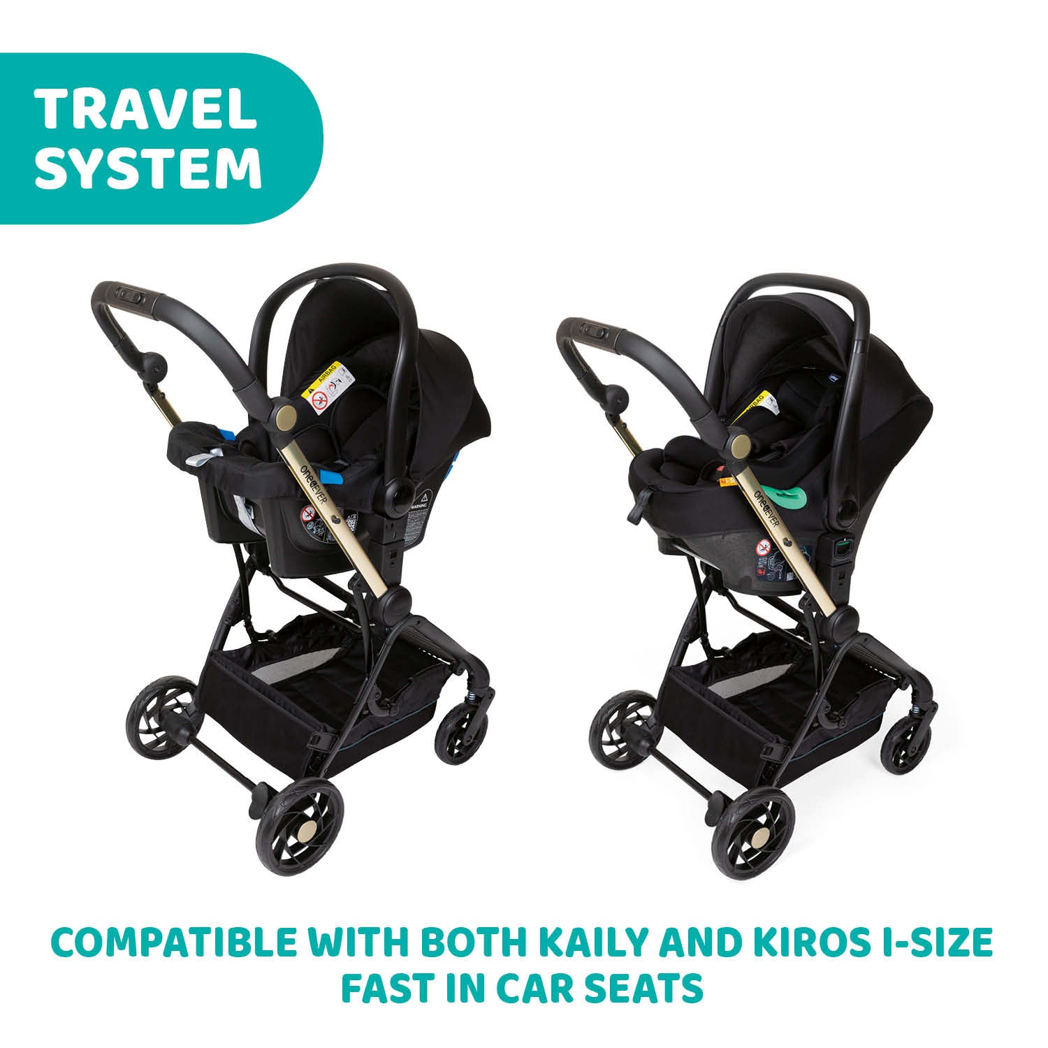One4Ever Modular Stroller Pirate Black