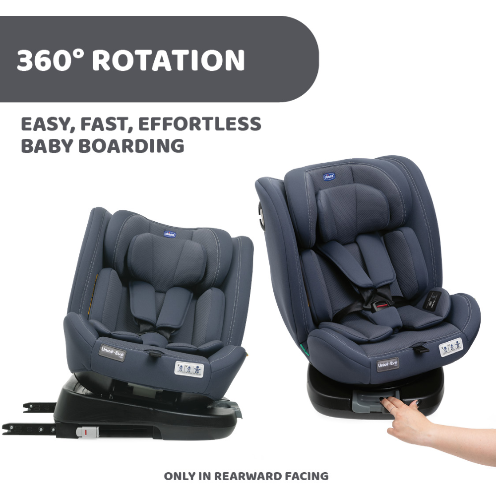 Unico Evo I Size Car Seat from Birth to 12 Years old