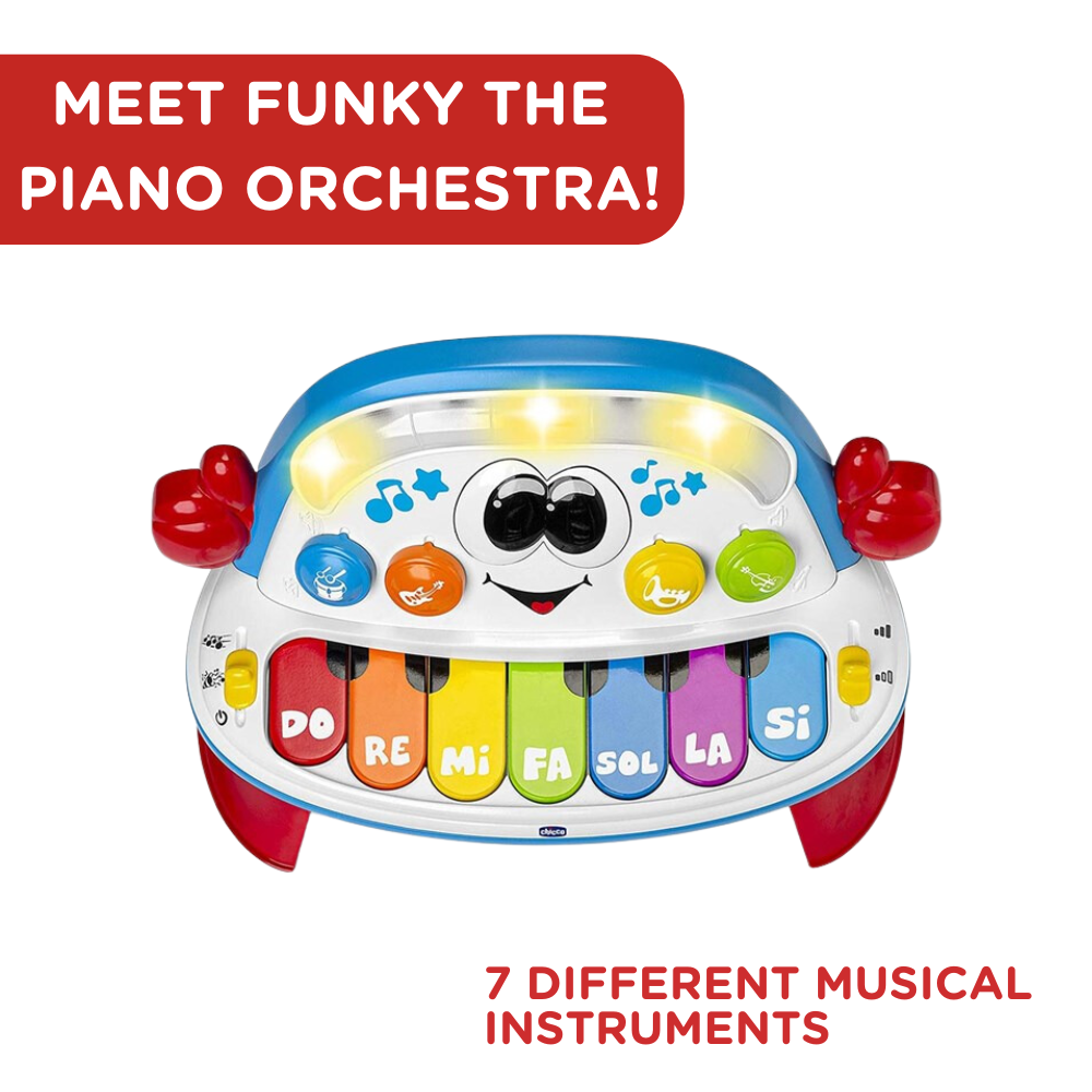 Chicco Funky the Piano Orchestra Toy For Kids age to years