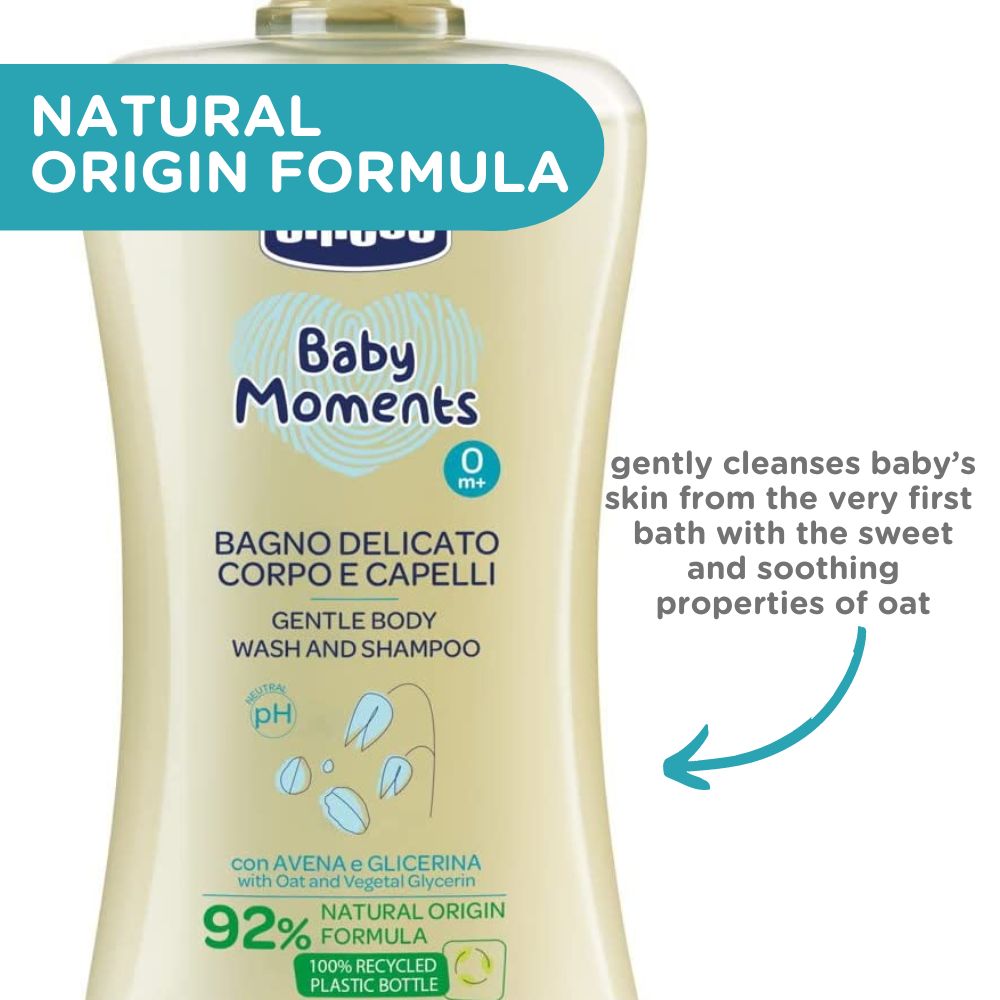 Chicco Gentle Baby Body Wash & Shampoo 200ml – Chicco Philippines