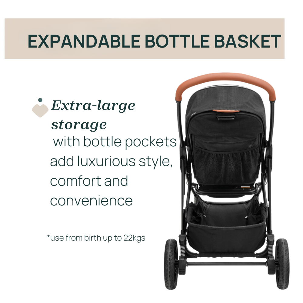 Baby Jogger Strollers With Leather Handles Micky Mart Baby Pram