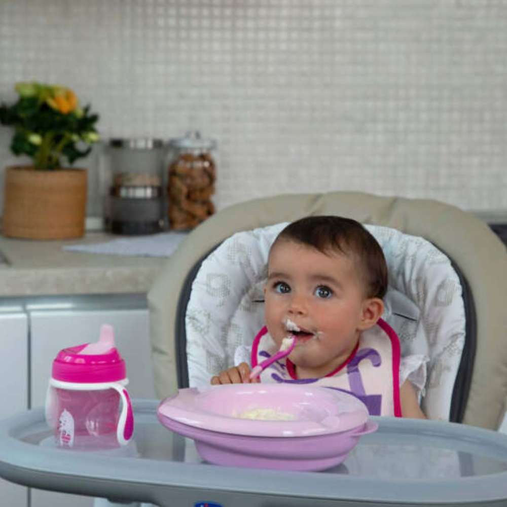 Chicco Baby Feeding set for Girls For babies months and above