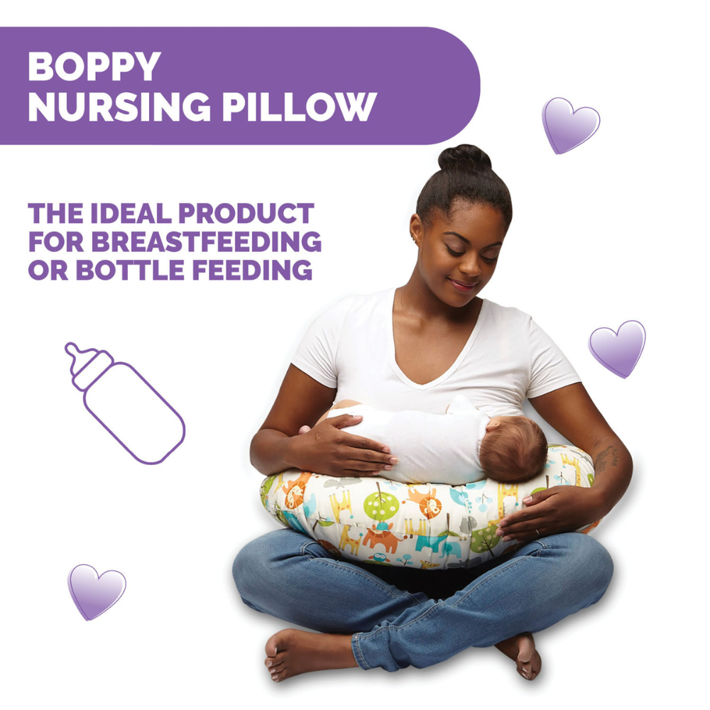 Boppy Nursing Pillow PEACEFUL JUNGLE - Main Image