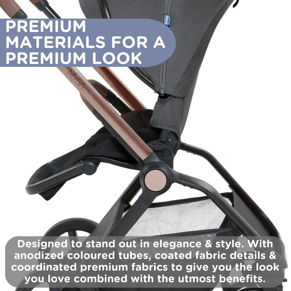 Chicco Mysa Modular Stroller | For babies from birth until 22kg ...
