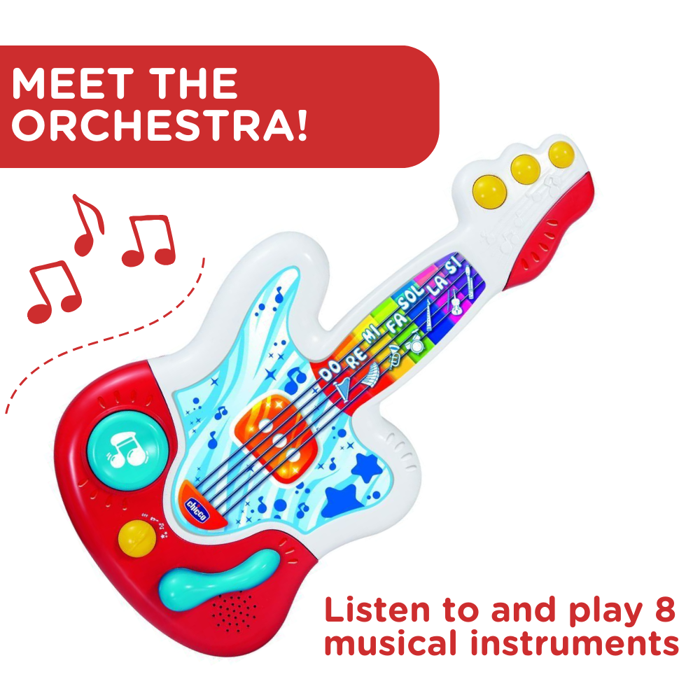 Chicco My First Guitar Orchestra Toy For months up to years